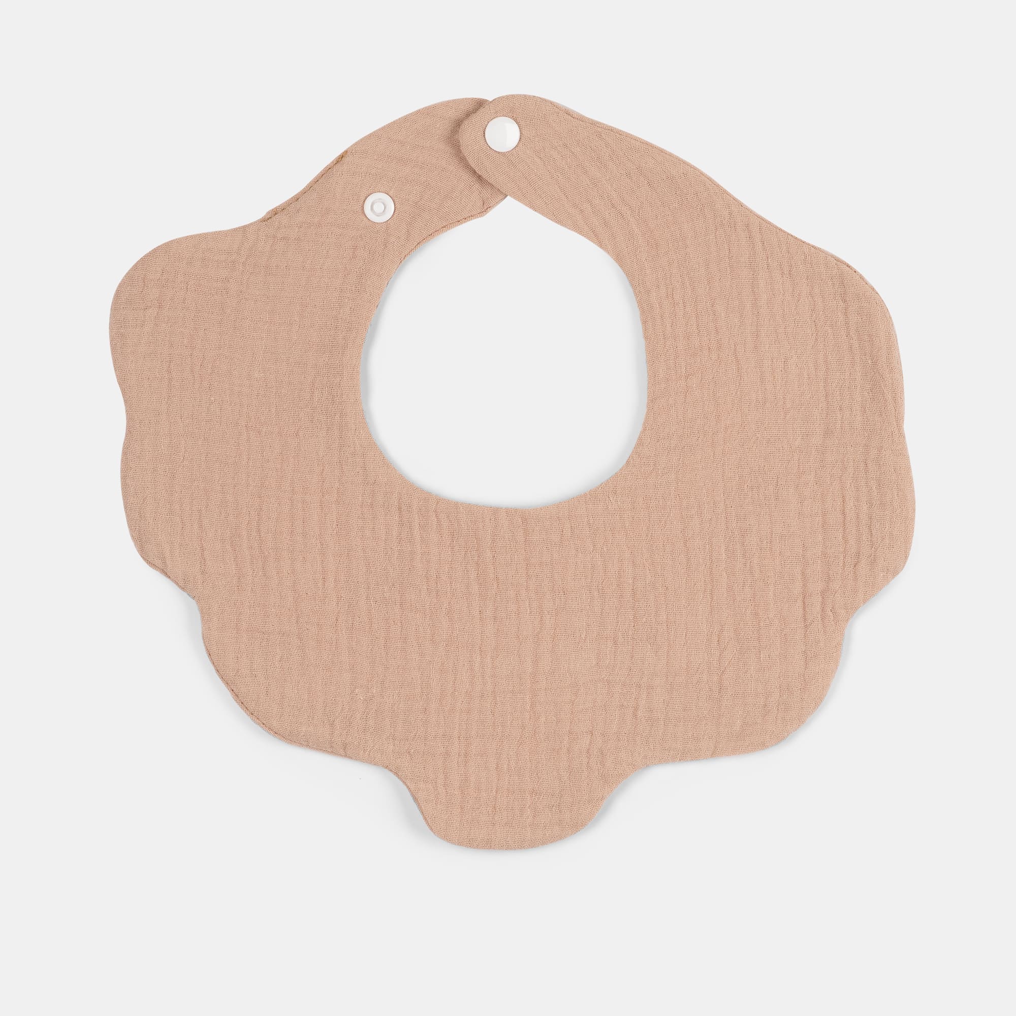 Babero muselina redondo liso cooper