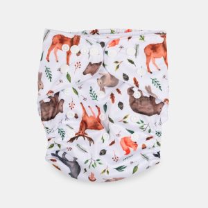 Pañal reutilizable fauna con inserto