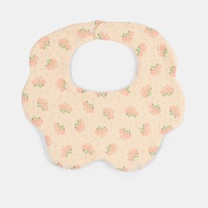 Babero muselina redondo diseños pink