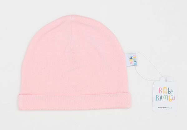 GORRO BEBE ROSA